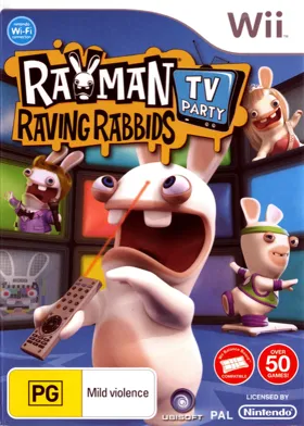 Rayman Raving Rabbids TV Party box cover front